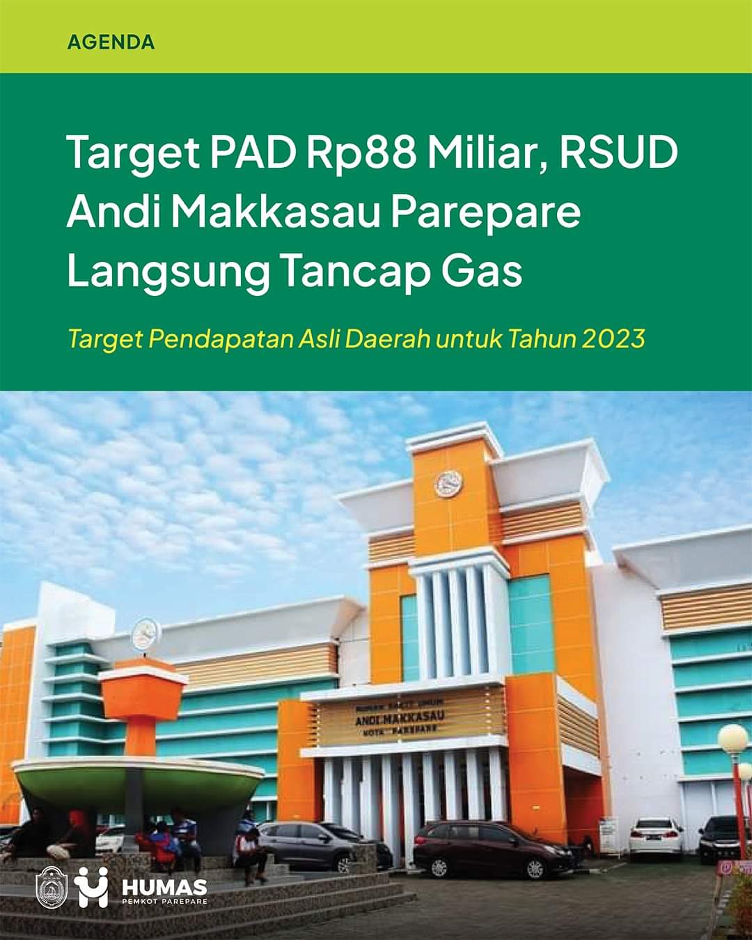 2023, RSUD Andi Makkasau Kembali Yakin Lampaui Target PAD